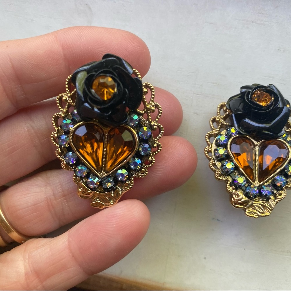 Clip On Statement Earrings - image 1